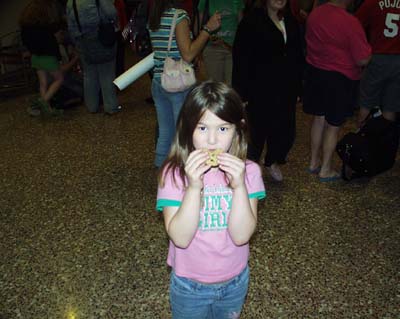 Carly Eats a cookie